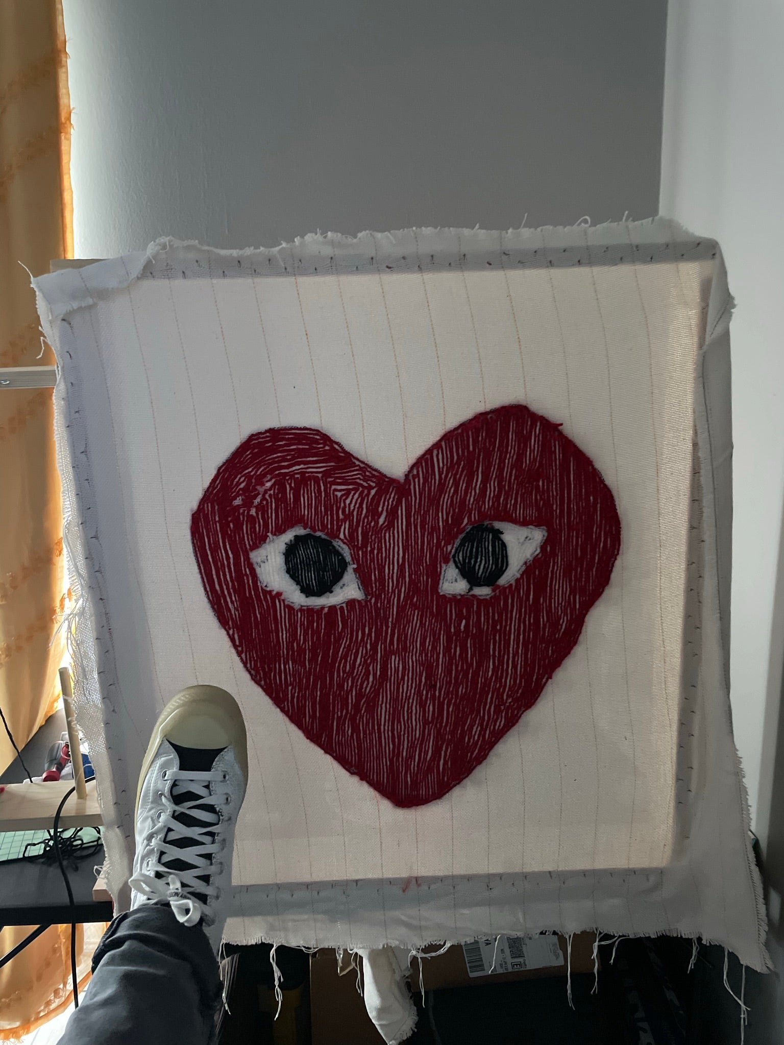CDG Heart Canvas